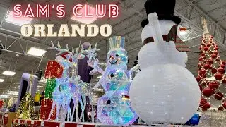 TOUR NO SAM’S CLUB DE ORLANDO, DECORAÇÃO DE NATAL 2024 NOS ESTADOS UNIDOS.