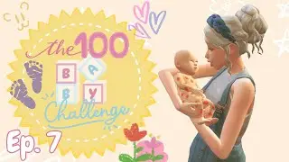 🍼 The Sims 4 100 Baby Challenge Ep. 7 | 🌼 Aging Up the Girls + Our FIRST Set of Twins!