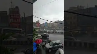 Heavy rain in KR puram Bengaluru #rain #bengaluru