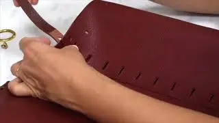 How to make easy Stitchless Leather Bags at home for Beginners