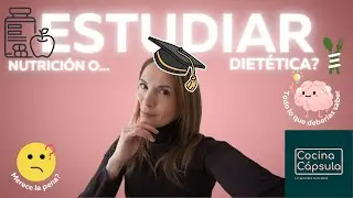 Estudiar nutrición o dietética? Sea por hobby o para dedicarte a ello, este vídeo te interesa.