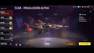 Evo Scar -Megalodon Alpha 🤩 MAX Level 