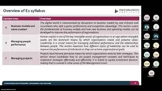 CIMA E2 Management Level Kick off (01_02_07) (Part II of IV) (25_32) (2024_04_17)