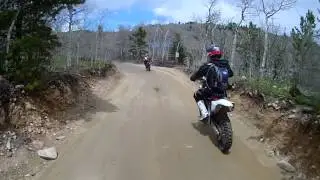 OHV Dirt Bike Trail Riding in Central City, Colorado