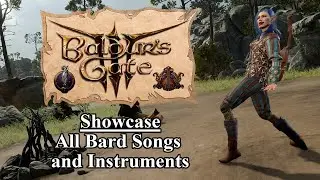 All Bard Songs and Instruments - Baldur's Gate 3 Showcase
