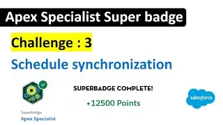 Schedule synchronization Trailhead Solution Challenge 3 | Apex Specialist #salesforcetrailhead