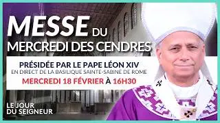 #Car&ecirc;me : Messe du Mercredi des Cendres pr&eacute;sid&eacute;e par le pape L&eacute;on XIV