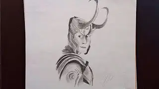 LOKI sketch | how to draw | in Cartoonical form