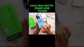 Infinix Note 40X 5G Unboxing & First Look⚡256GB UFS2.2, Dimensity 6300 @₹13,499*