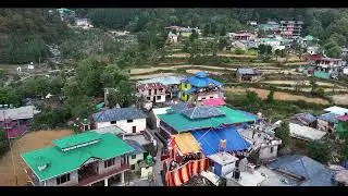 BIR VILLAGE AERIAL VIEW || DRONE SHOTS BIR BILLING || RK STUDIO DEOTH +91-9817103324
