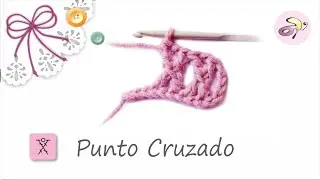 📌Cómo tejer el Punto Cruzado a Crochet