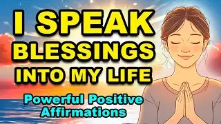 I Speak Blessings Into My Life | Positive Morning Affirmations | Spiritual Gratitude Affirmations