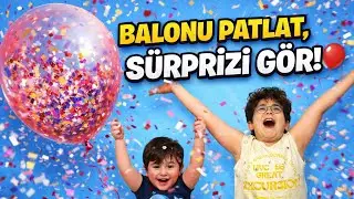 BALONU PATLAT SÜRPRİZİ GÖR 🎈🎈