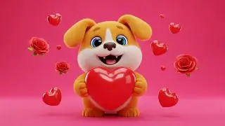 💖 Valentine’s Day Song for Kids | The Kindness & Friendship Song | 3D Nursery Rhymes 🍭✨