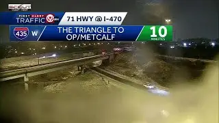 5 a.m. Traffic update: See the snow and ice on the camera?