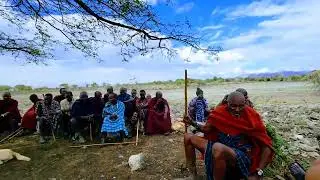 Maasai gathering for new TZCLC Preaching Station at Esilalei, Tanzania...Nov. 2022