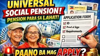 ✅ATTENTION SENIORS,UNIVERSAL SOCIAL PENSION | PENSION PARA SA LAHAT &ndash; PAANO MAG-APPLY?