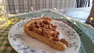 Walnut pie, perfect for New Year's.