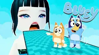 BLUEY and BINGO ENTER ZOEY'S K-POP WARRIORS | BLUEY'S Adventures in ROBLOX!
