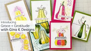 Introducing the Grace + Gratitude Stamp Set with Gina K Designs