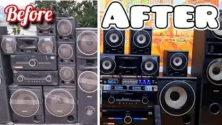 Restoring a 16-Year-Old Sony Muteki str-km7500 9-Speaker 1695W Beast — From Terrible to Excellent!