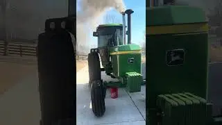 John Deere 4430 cold start.