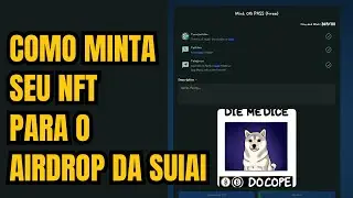 COMO MINTAR NFT NA SUIAI AGENTE E CONCORRER A AIRDROP