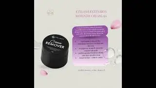 Eyelash Extension Remover Cream &ndash; Safe, Smooth, & Gentle! ✨#LashRemover