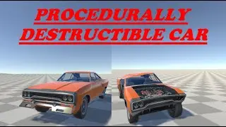 (UNITY) Procedurally Destructible Car