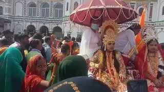 Each year on VivāhPanchmi,there is great festival&procession of the divine marriage of Lord SitāRām 