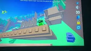 Playing glide tower on Roblox 