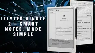 Voice-to-Text E-Ink Tablet Test | iflytek AINOTE 2 simple review
