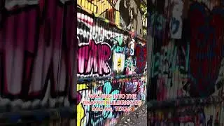 WALKING INTO THE GRAFFITI BUILDINGS OF DALLAS,  TX TEXAS 