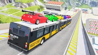 Epic High Speed Car Jumps #151 &ndash; BeamNG Drive | CrashBoomPunk