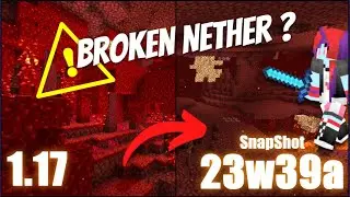 The Nether Is Broken! Huge Problem or Temporary Bug? | Minecraft Snapshot 21w39a