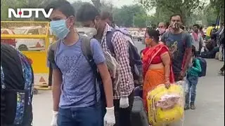 Ground Report: Hundreds Of Migrant Workers Head Home From Delhi