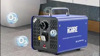 Ozone Generator 45,000mg h & Ozone Generator for Home, Smoke, Pet Odor, Car, Cleaning Fruits, Vegeta