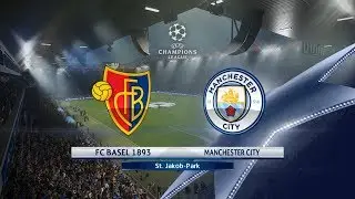 PES 2018 | FC Basel vs Manchester City | UEFA Champions League 2017-18 Round of 16 First Leg
