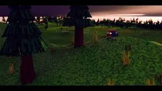 Calm pixel rain #blenderanimation #animation