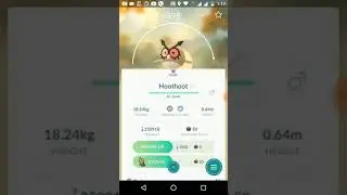 Hoothoot evolution in ???