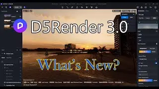 D5Render 3.0 Ai Workflow Quick Review / Ocaen / AI Design Assistant /VolumeClouds