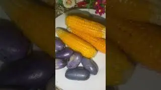 #corn #pear #staplefood Corn session for 2024 #session #youtubeshorts #foodie #mukbang  #cookedcorn