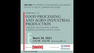Roundtable 2 Food Processing And Agro Industrial Production