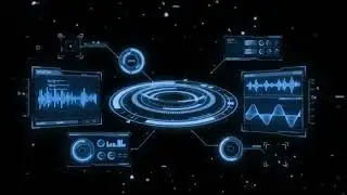 Futuristic HUD Green Screen Overlay 🔵  Sci Fi Interface Animation  Free No Copyright