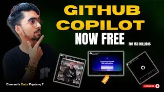 How To Get GitHub Copilot Free in Vs Code 🚀  | GitHub Copilot Free 😮| Free GitHub Copilot |