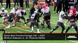 Senior Bowl Practice Footage: Feb. 1, 2022