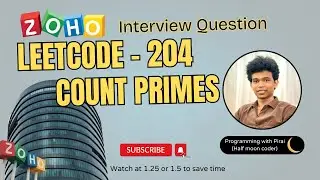 Count Primes | Leetcode 204 | Approach + Code with explanation.