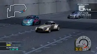 Ridge Racer 7 Maker's Trial KILIK with Starnose at Airport Lap R [Spectator view]