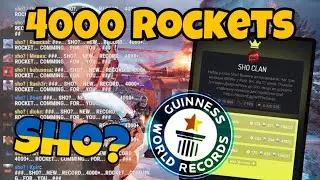 clan Sho? |СВІТОВИЙ РЕКОРД 4000  РАКЕТ в РАСТ | Rustoria.co - EU Long