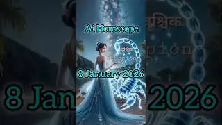 Moon Sign: Scorpio Horoscope Today (January 8, 2026) #scorpion #dailyhoroscope